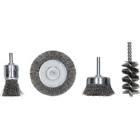 Bosch Home and Garden 2609256553 DIY Drahtbürsten-Set 4tlg. Drahtbürsten-Set