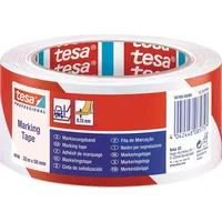 Tesa Klebeband Professional Rot/Weiß 33 m x 50 mm