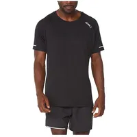 2XU Aero Kurzarm-t-shirt - Black / Silver Reflective XL