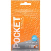 Teng Tools Tenga Pocket Hexa-Brick Masturbator 8 cm