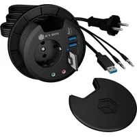RaidSonic Icy Box IB-HUB1430-CR Tisch-Hub, Dual-Slot-Cardreader, 1x USB-C 3.0,