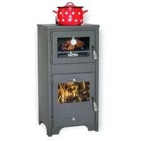 Kupro Kaminofen mit Backfach und Herdplatte Ever Holzofen 7