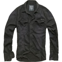 Brandit Textil Hardee Denim Langarmhemd Black 5XL