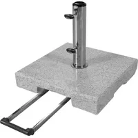 Doppler Schirmständer Granit 45 x 45 cm Grau