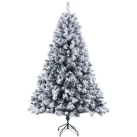 Svita Weihnachtsbaum Schnee Deko Tannenbaum Kunstbaum PVC 210 cm