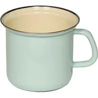 RIESS Topf mit Chromrand 14 cm türkis