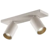 ARCCHIO Brinja, weiß, eckig, Ø 6 cm, 2-flg., GU10