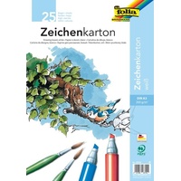 Folia Tonpapier Zeichenkarton weiß 200 g/qm 25 St.