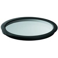 Rösle Frischhaltedeckel aus Glas, Glasdeckel mit Silikonrand zum Verschließen