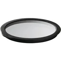 Rösle Frischhaltedeckel aus Glas und Silikon, 16 cm