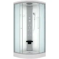 SeniorBad D10-20T0 Komplettdusche mit Schiebetür 100 x 100 cm