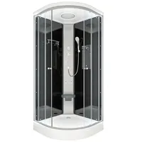 SeniorBad D10-13T0 Komplettdusche mit Schiebetür 90 x 90 cm