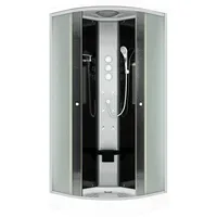 SeniorBad D10-03M1 Komplettdusche mit Schiebetür 80 x 80 cm