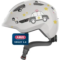 ABUS Smiley 3.0 Kinder 50-55 cm grey police
