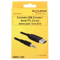 DeLock USB 2.0 > Serial-TTL 3.5 mm stereo jack