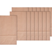 Folia Faltenbeutel M natur braun 12,0 x 21,0 cm