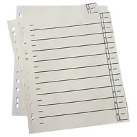 Wekre Trennblätter DIN A4 chamois, 100 Stück