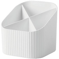 HAN Stiftehalter Re-X-LOOP weiß 100% Recyclingmaterial 4 Fächer 11,1