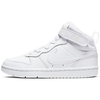 Nike Court Borough Mid 2 Sneaker Kinder white/white-white 30