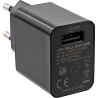 InLine - Netzteil - 2.5 A (USB) - Schwarz