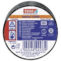 Tesa PVC-Elektroisolierband 10m x 19mm, schwarz