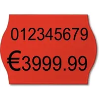 METO Preis-Etiketten 9506165 Permanent haftend Etiketten-Breite: 26 mm