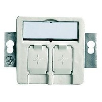 Telegärtner Modul-Aufnahme 2fach UP/50 aws leer f.BR 100021416