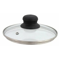 Domotti Glasdeckel 30 cm mit Entlüftung Topfdeckel Kochtopfdeckel Sichtdeckel