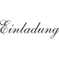 Heyda Motivstempel 'Einladung' 6,5x2cm