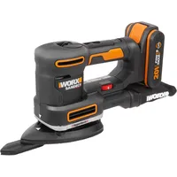Worx WX820 Akku-Multischleifer – Schleifen ohne Staub – 5-in-1