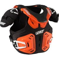 Leatt Fusion 2.0, Protektorenweste Kinder - Schwarz/Orange - S/M