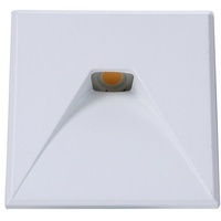 ISOLED Cover Aluminium eckig 2 weiß für Wandeinbauleuchte Sys-Wall68