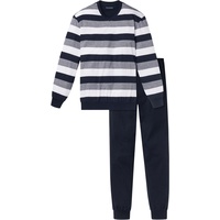 SCHIESSER Pyjama »"Dark Sapphire"«, (2 tlg.), mit Blockringeln Schiesser