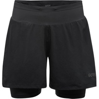 Gore Wear Gore Damen R5 2in1 Shorts schwarz
