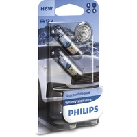 Philips WhiteVision Ultra H6W Signallampe, Doppelblister, 543430, Double blister