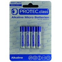 Protec.class PBAT AAA Micro Batterien 1,5V 2600mAh