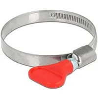 DeLock Schlauchschelle Edelstahl 400 SS mit Flügelmutter 40 mm