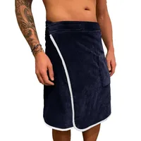 HOMELEVEL Sauna Kilt für Herren mit Sicherheitsklettverschluss und Tasche