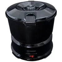 Gastronoma 18220001 Elektrische Aardappelschiller, Sparschäler, Schwarz
