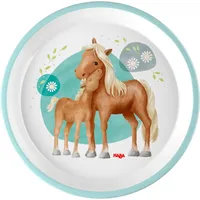 HABA 305700 - Teller Pferde, Kinderteller, 18 cm