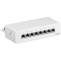 Goobay 62067 Mini, 8-fach, STP, weiß