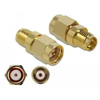 DeLock 89972 89972 SMA-Adapter SMA-Stecker - SMA-Buchse 1St.