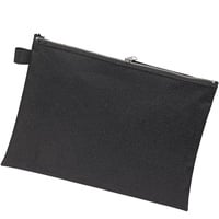 Veloflex Reißverschlussbeutel A5 schwarz/silber