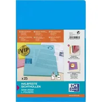 Oxford Sichthülle Premium A4 PVC-Folie 0,15mm VE=25 Stück blau
