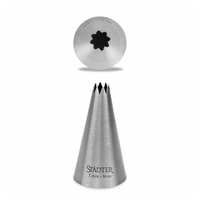 Städter 225077 Spritztülle, Edelstahl, Silber, 7 mm