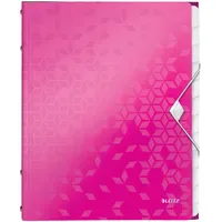 Leitz Ordnungsmappe WOW 4634 12 Fächer pink,