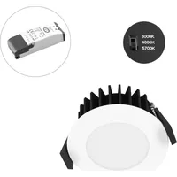 EVN Lichttechnik LED-Spot 230V dim. IP54 3000-5700K ws L54N100125