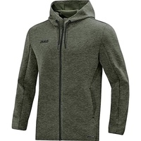 Jako Kapuzenjacke Premium Basics khaki meliert, XXL