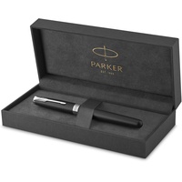 Parker Sonnet Füller | Matt-Schwarze Lackierung mit Palladiumzierteilen |