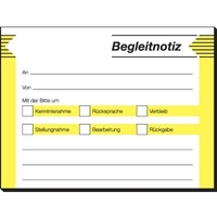 Sigel Haftformular Begleitnotiz HF142 100x75mm 50Blatt